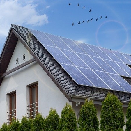 Solaranlage auf Dach